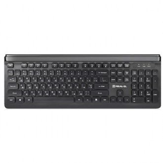 Клавіатура REAL-EL Comfort 7085 Black USB (Код товару:15219). Харьков. фото 1 Клавіатура REAL-EL Comfort 7085 Black USB (Код товару:15219). Харьков. фото 1