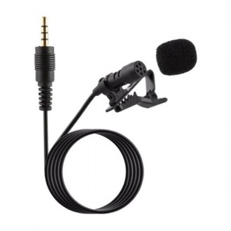 Мікрофон XoKo MC-100 + сплітер 3.5 мм являє собою компактний, петличний мікрофон. . фото 3