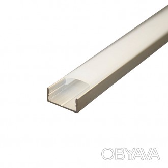 Алюминиевый профиль для светодиодной ленты защищает установленную в него LED лен. . фото 1