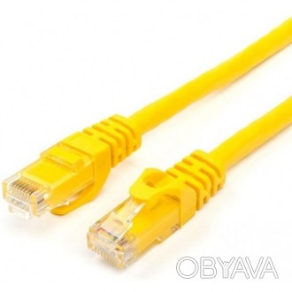 Патч-корд Atcom UTP – відрізок багатожильного симетричного кабелю довжиною 1 мет. . фото 1