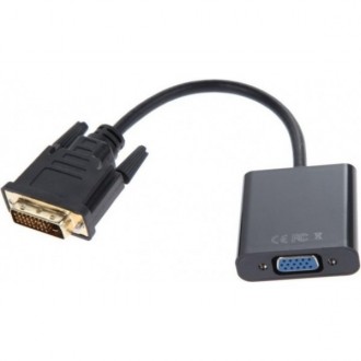 Перехідник Atcom DVI-D(M)-VGA(F), Dual Link 0.1м (9214) (Код товару:22860). Харьков. фото 1 Перехідник Atcom DVI-D(M)-VGA(F), Dual Link 0.1м (9214) (Код товару:22860). Харьков. фото 1