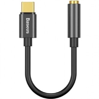 Перехідник Baseus L54 Type-C to 3.5mm Black (CATL54-01) (Код товару:22995). Харьков. фото 1 Перехідник Baseus L54 Type-C to 3.5mm Black (CATL54-01) (Код товару:22995). Харьков. фото 1