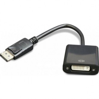 Перехідник Cablexpert DisplayPort-DVI, 0.1м, Чорний (A-DPM-DVIF-002) (Код товару. Харьков. фото 1 Перехідник Cablexpert DisplayPort-DVI, 0.1м, Чорний (A-DPM-DVIF-002) (Код товару. Харьков. фото 1