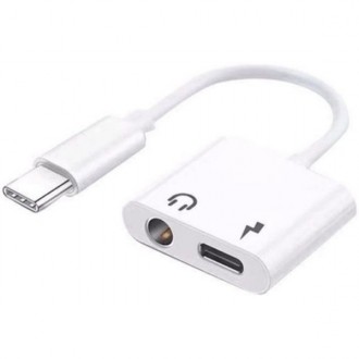 Перехідник XO NB-R172D Type-C to Type-C + 3.5mm audio White (Код товару:34369). Харьков. фото 1 Перехідник XO NB-R172D Type-C to Type-C + 3.5mm audio White (Код товару:34369). Харьков. фото 1
