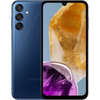 Смартфон Samsung Galaxy M15 5G M156B 4/128GB Dark Blue (SM-M156BDBUEUC) UA (Код . Харьков. фото 1 Смартфон Samsung Galaxy M15 5G M156B 4/128GB Dark Blue (SM-M156BDBUEUC) UA (Код . Харьков. фото 1