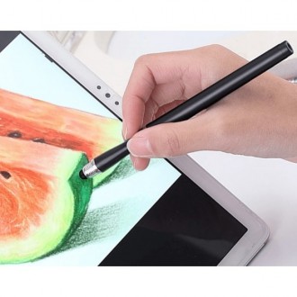 Стілус ручка для смартфонів та планшетів 2 в 1. Сенсорна ручка для Samsung, Xiao. . фото 6