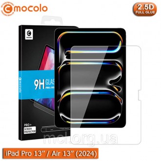Защитное 2.5D стекло Mocolo 9H для планшетов Apple iPad Pro 13''/ Air 13'' (2024. . фото 2