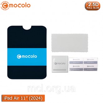 Защитное 2.5D стекло Mocolo 9H для планшетов Apple iPad Air 11'' (2024)
Основные. . фото 4