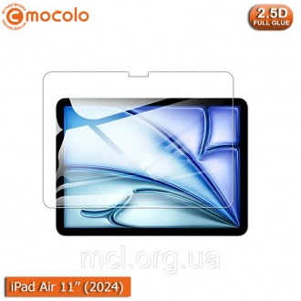 Защитное 2.5D стекло Mocolo 9H для планшетов Apple iPad Air 11'' (2024)
Основные. . фото 3