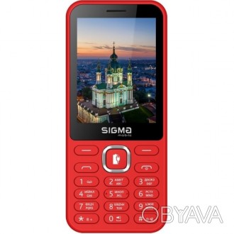 Телефон Sigma mobile X-Style 31 Power Type-C Red (Код товару:26340), фото 1
