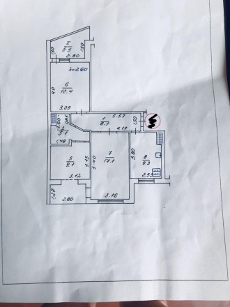 Номер оголошення на сайті компанії: SF-2-950-972-OB.
Продаж 3-х кімнатної кварти. Половки. фото 18