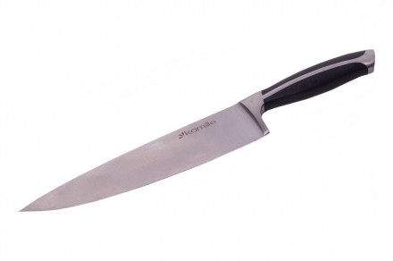 Нож кухонный Kamille - 335 мм шеф-повар. . фото 2