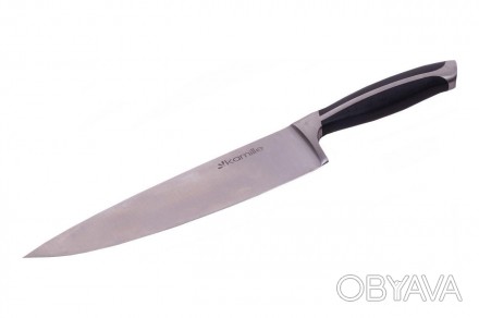 Нож кухонный Kamille - 335 мм шеф-повар. . фото 1