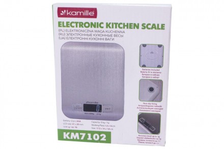 Весы кухонные Kamille - KM-7102. . фото 5