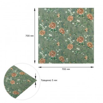  Самоклеющаяся декоративная 3D панель серые розы 700x700x5мм (430) Теперь можно . . фото 4