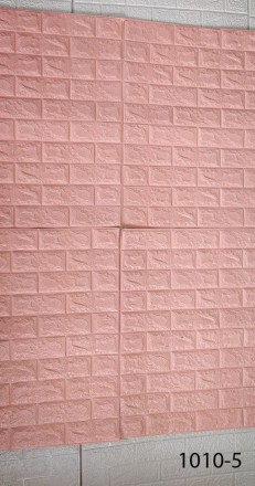  3D панели самоклейки розовый кирпич позволят Вам сделать ремонт в помещении сам. . фото 5