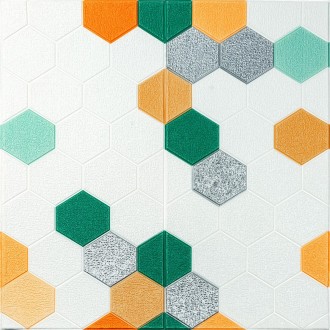  Самоклеящиеся 3D панели – декоративное покрытие для стен, выполненное из легког. . фото 2