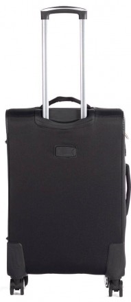 Тканевый большой чемодан на четырех колесах 110L Horoso черный S110373S black Оп. . фото 4