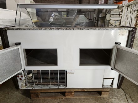 Холодильна вітрина Cold бочка 1,55 м довжиною,  перевірена повноцінно працююча в. . фото 7