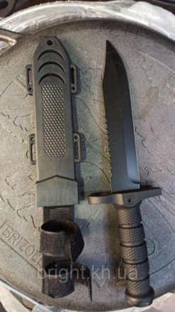 Тактический охотничий военный нож  с пластиковым чехлом. Харьков. фото 1