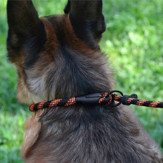 Повідець зашморг для собак 183 см з Альпіністського Шнура круглий світловідбиваю. . фото 6