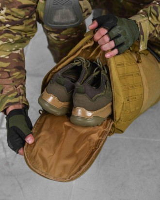 
Тактична сумка дорожня з системою MOLLE військова, сумка баул армійська 
матері. . фото 9