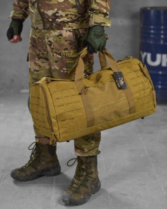 
Тактична сумка дорожня з системою MOLLE військова, сумка баул армійська 
матері. . фото 5