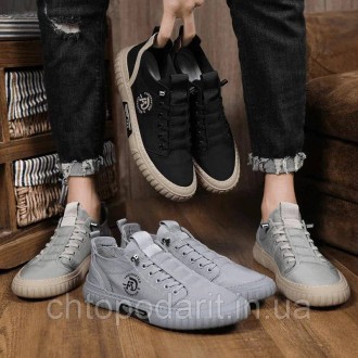 Кроссовки Reelstep Sneakers/Кеды сникерсы текстильные унисекс цвет серый 
Размер. . фото 7