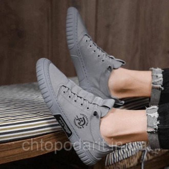 Кроссовки Reelstep Sneakers/Кеды сникерсы текстильные унисекс цвет серый 
Размер. . фото 4