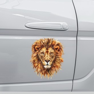 Додайте вашому автомобілю владний вигляд з наклейкою на авто з головою тигра роз. . фото 5