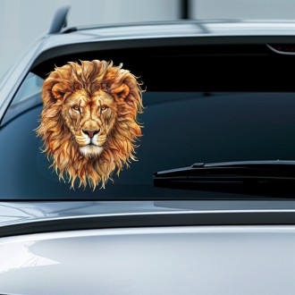 Додайте вашому автомобілю владний вигляд з наклейкою на авто з головою тигра роз. . фото 9
