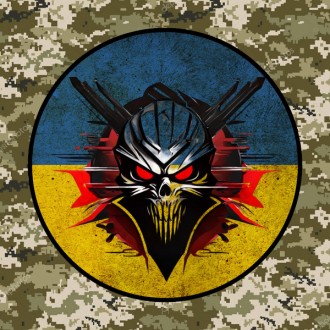  Патриотический шеврон 'Боец ЗСУ' с флагом Украины Этот военный шеврон с диаметр. . фото 4