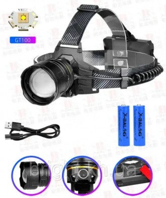 Аккумуляторный налобный фонарь 8079-2-gt100. Харьков. фото 1 Аккумуляторный налобный фонарь 8079-2-gt100. Харьков. фото 1