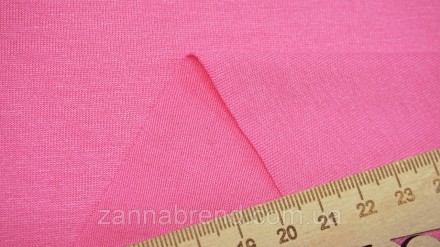  Ткань вискоза однотонная цвет розовый - мягкая, нежная, скользящая, струящаяся,. . фото 3
