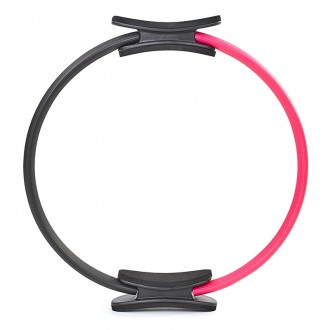 Кольцо для фитнеса пилатеса Record черное-розовое
Изначально кольцо для пилатеса. . фото 3