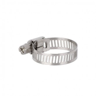 Хомут нержавіюча сталь 8 мм D 14-27 мм INTERTOOL TC-1014. Киев. фото 1