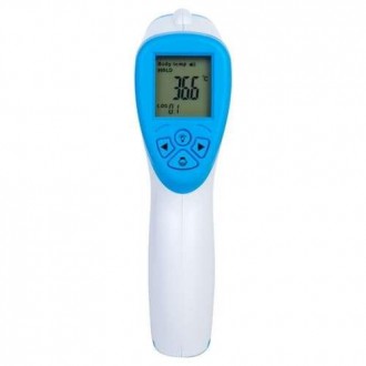 Безконтактний інфрачервоний медичний термометр (пірометр) 32~42.9 °C, PROTESTER . . фото 3