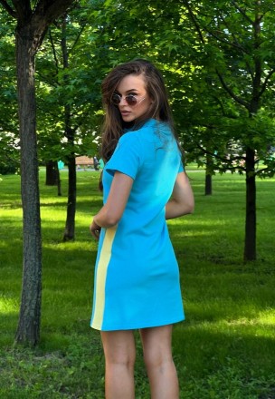 Спортивне плаття Поло з лампасомТканина: турецька лакоста — 100% бавовнаРозмір S. . фото 5