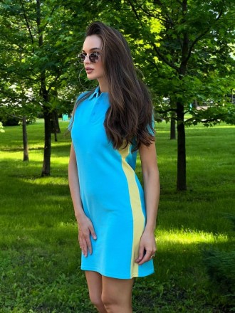 Спортивне плаття Поло з лампасомТканина: турецька лакоста — 100% бавовнаРозмір S. . фото 3