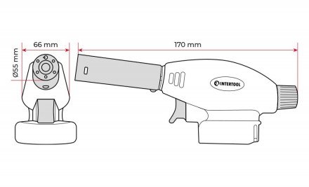 Горелка газовая INTERTOOL — универсальная вещь, может применяться для разн. . фото 7