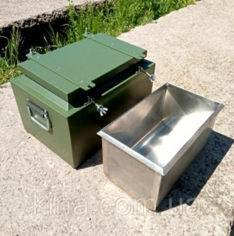 Термос армейский пищевой – это прямоугольный переносной контейнер с верхним запо. . фото 4