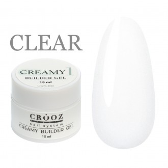 Однофазный гель CROOZ Creamy builder gel №01, 15 мл. Нікополь. фото 1