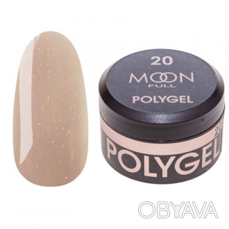 Полигель Moon Full Poly Gel является универсальным средством, в котором оптималь. . фото 1