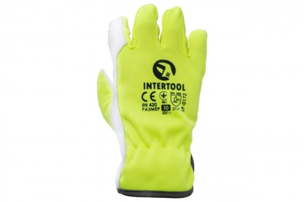 Защитные перчатки SP-0172 изготовлены из высококачественной козьей кожи со встав. . фото 2