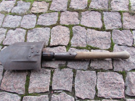 сапёрная складная лопатка солдата Вермахта 3 рейх Германия. . фото 6