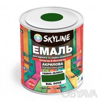 
Универсальная акрил-полиуретановая эмаль SkyLine (Скайлайн)
для пола и других п. . фото 1