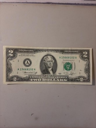 2 доллара 1976г А 15668102 А.. . фото 3