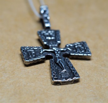Кулон-крест серебряный 925 пробы, Украинского производителя (г. Белая Церковь). . . фото 5