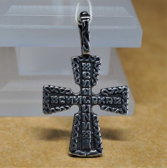Кулон-крест серебряный 925 пробы, Украинского производителя (г. Белая Церковь). . . фото 3