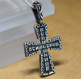 Кулон-крест серебряный 925 пробы, Украинского производителя (г. Белая Церковь). . . фото 7